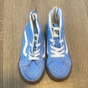 Vans Kids Sky Blue High-Top Sneakers